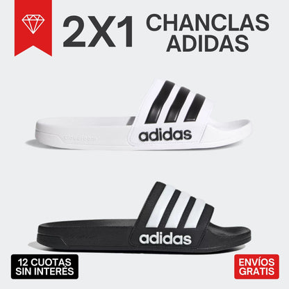 PROMO 2X1 CHANCLAS ADIDAS