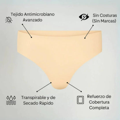 6x3 PROMO | Bombachas Invisibles Absorventes Sin costuras