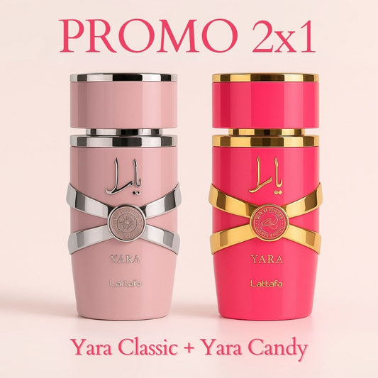 LIQUIDACIÓN 2x1 | PERFUMES ÁRABES ORIGINALES YARA CLASSIC + YARA CANDY
