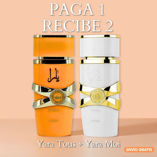 LIQUIDACIÓN 2x1 | PERFUMES ÁRABES ORIGINALES YARA TOUS + YARA MOI