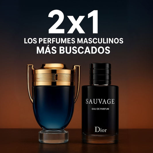 2x1 Perfumes Masculinos Invictus + Sauvage