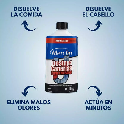 SOLO POR HOY!!! 2x1 en Destapa Cañerías + 3 Rejillas y Guantes GRATIS para una limpieza sin esfuerzo